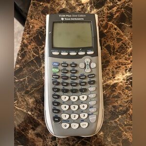Texas Instruments TI-84 Plus Silver Edition Graphing Calculator - Gray/Silver